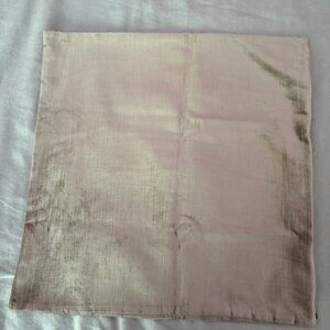 West Elm Luster Velvet Pillow Cover - Platinum color